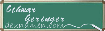 Othmar Geringer Visitenkarte